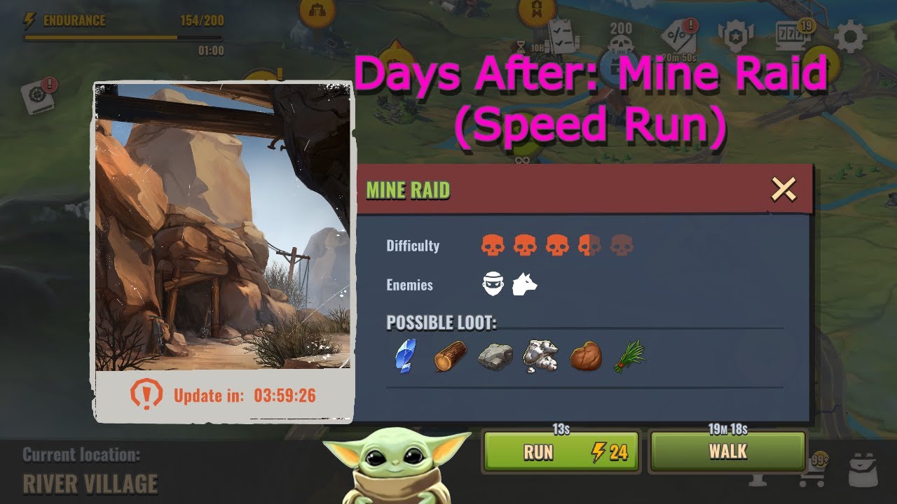 Days After: Mine Raid (Speed Run)