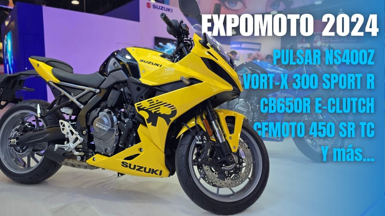 Más motos nuevas ¡Todas las presentaciones de EXPOMOTO 2024!