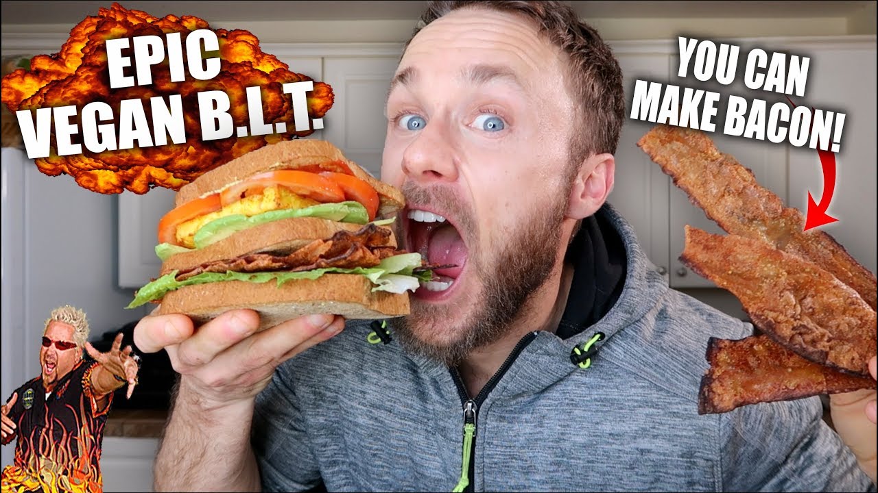 ЭПИЧЕСКИЙ ВЕГАНСКИЙ БЛТ! 🔥 Приготовьте свой собственный БЕКОН!