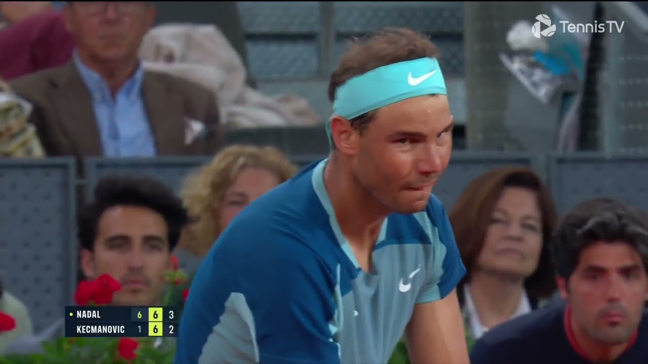 Nadal vs Kecmanovic Madrid 2022 Highlight