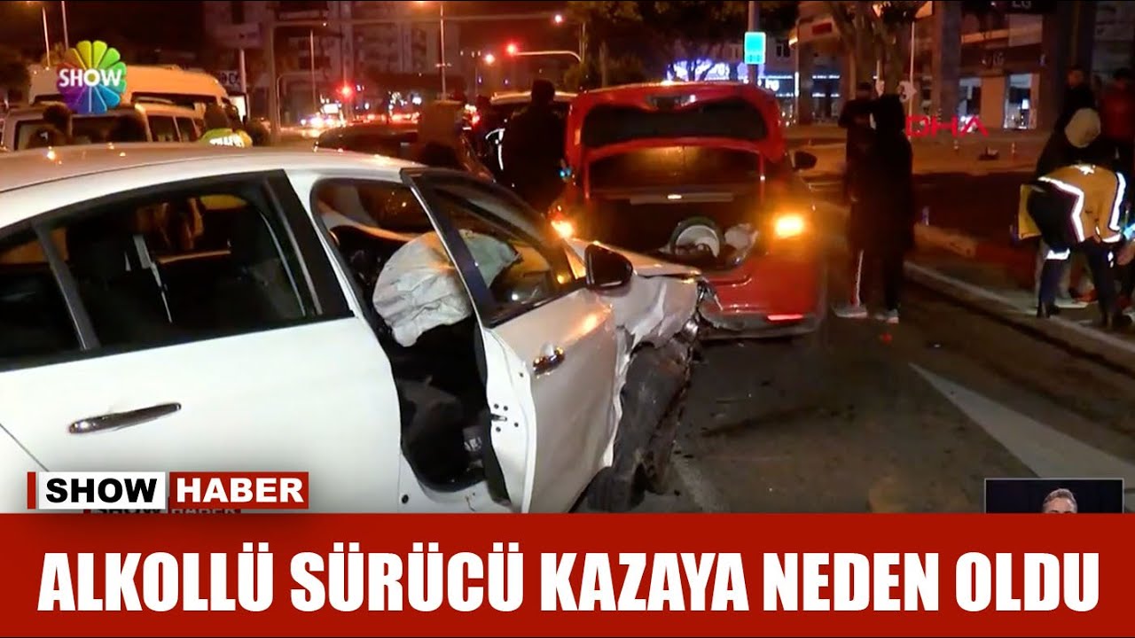 Alkollü sürücü kazaya neden oldu
