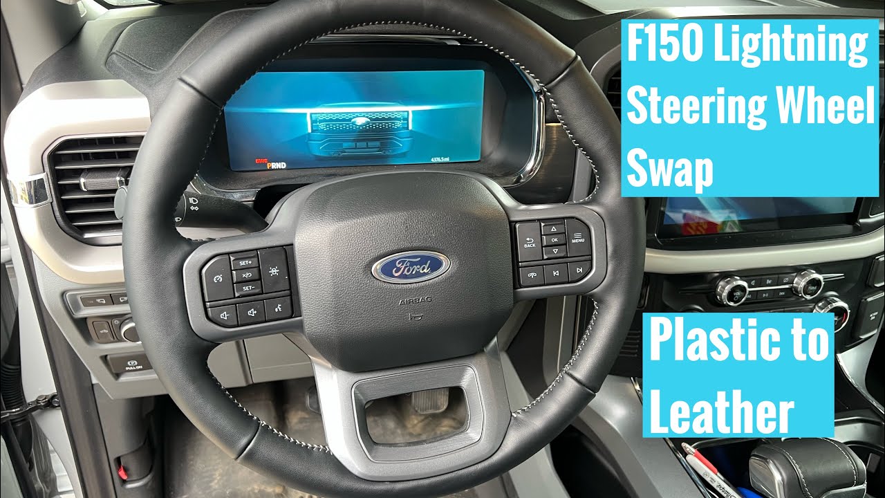 F150 Lightning Pro Leather Steering Wheel Upgrade