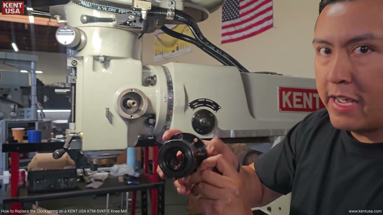 How to Replace the Clockspring on a KENT USA KTM 5VKF Knee Mill