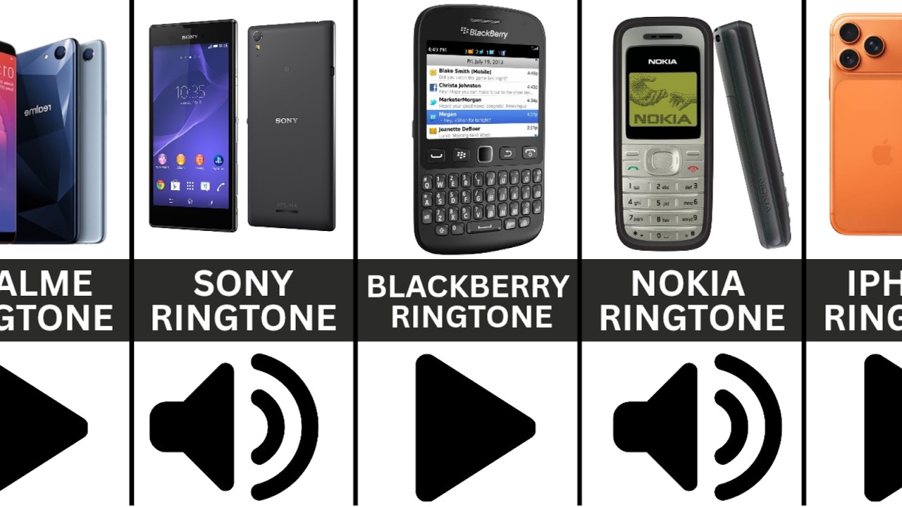 Every mobile phone brand ringtone