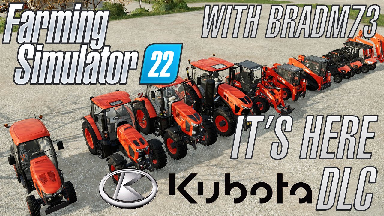 Farming Simulator 22 - KUBOTA DLC - Price, Release Date and ALL vehicles and equipment!!