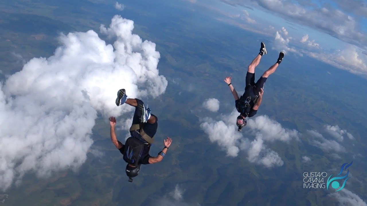 Skydive Head Down and Sit Fly,