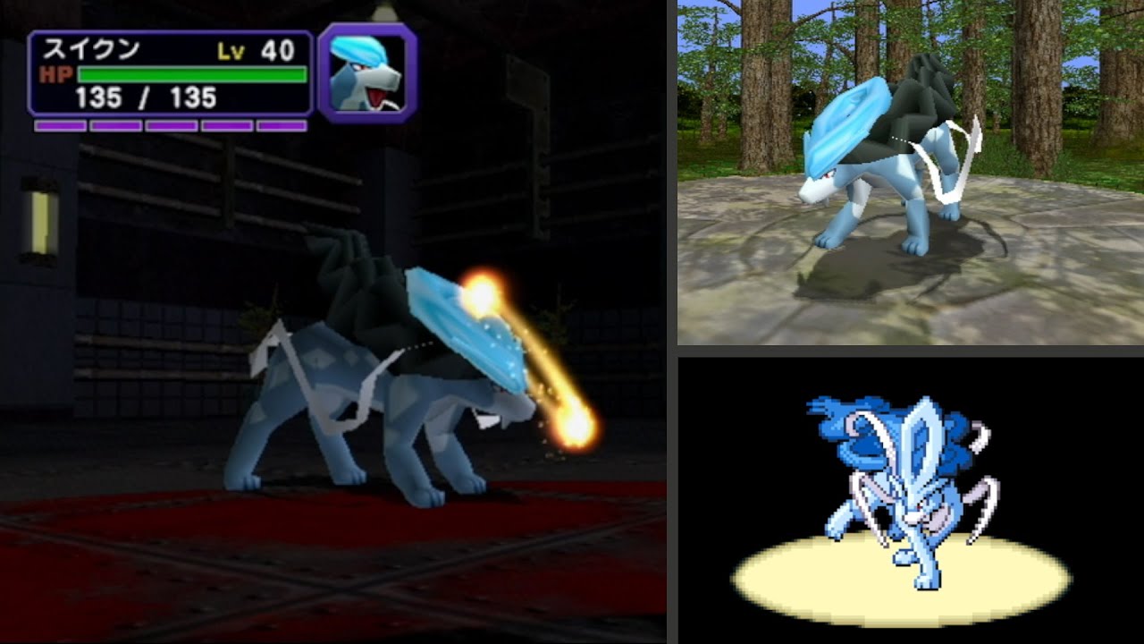 Live! Shiny Shadow Suicune in Pokémon Colosseum After 10,656 SRs!! (Trio Complete)