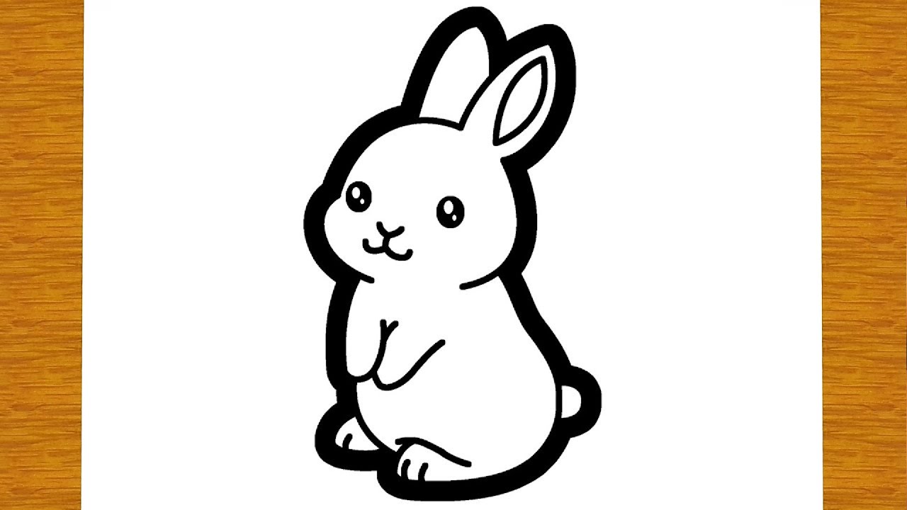 WIE ZEICHNET MAN EIN NIEDLICHER HASE F&Uuml;R OSTERN | Einfaches zeichnen lernen