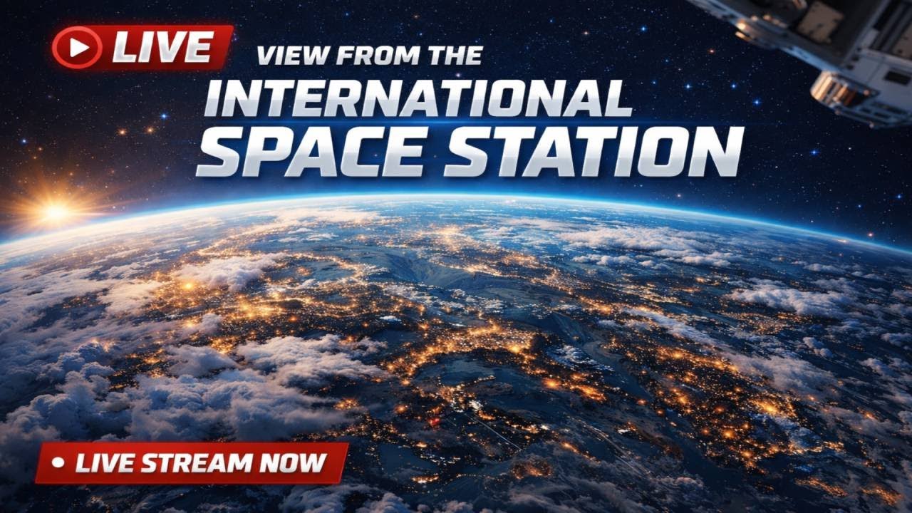 ISS Live Stream – NASA 24/7 Space View | Real-Time Orbit Feed