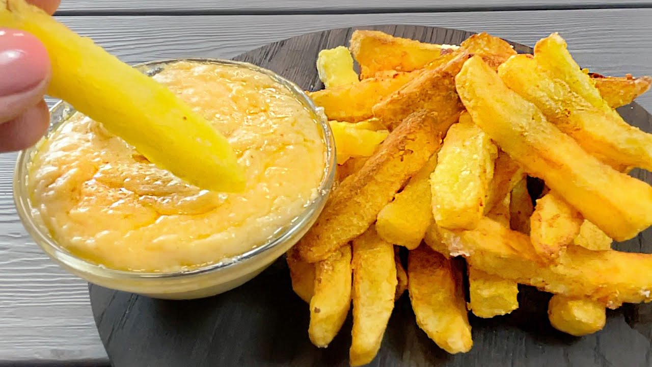 Лучше, чем в Макдональдс! Картофель фри с сырным соусом!
