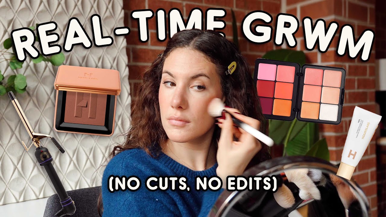 get ready with me in real-time: no cuts, no edits (super relaxing and chill vibes)