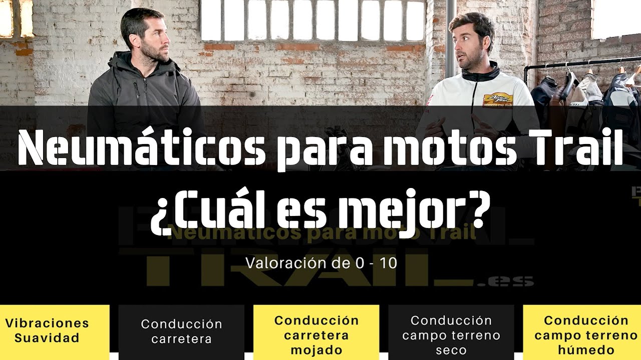 Neum&aacute;ticos para moto Trail, &iquest;cu&aacute;les son mejores?