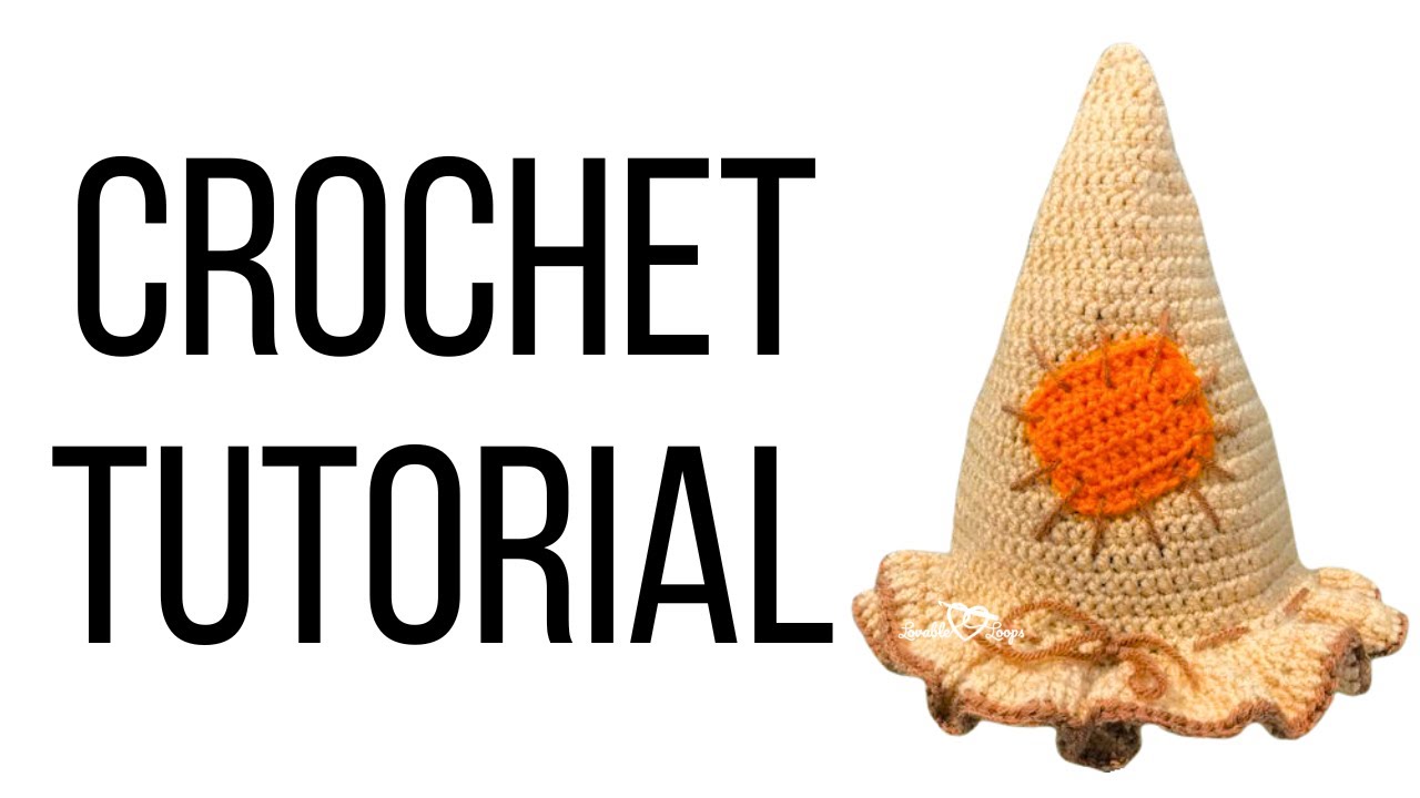Crochet Scarecrow Hat (tutorial)