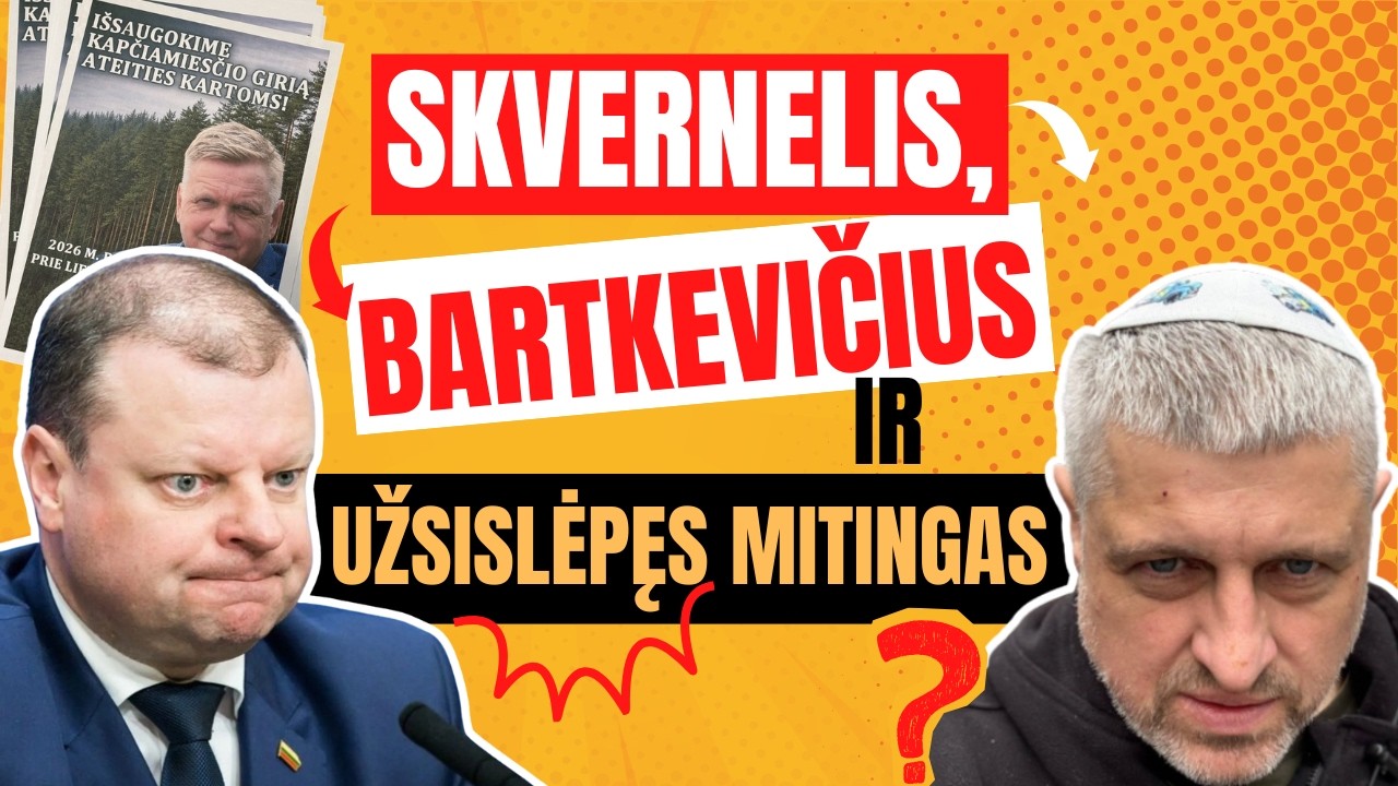 Skvernelis, Bartkevičius bei užsislėpęs mitingas