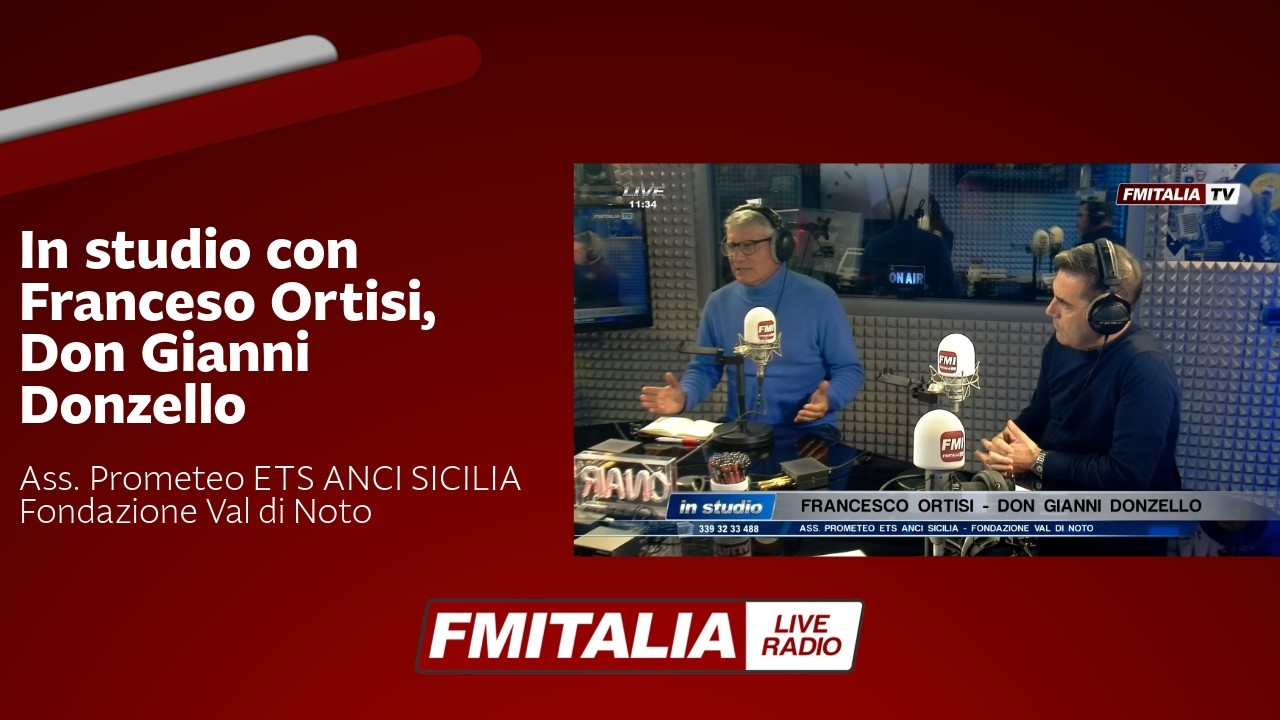 In studio con Franceso Ortisi, Don Gianni Donzello