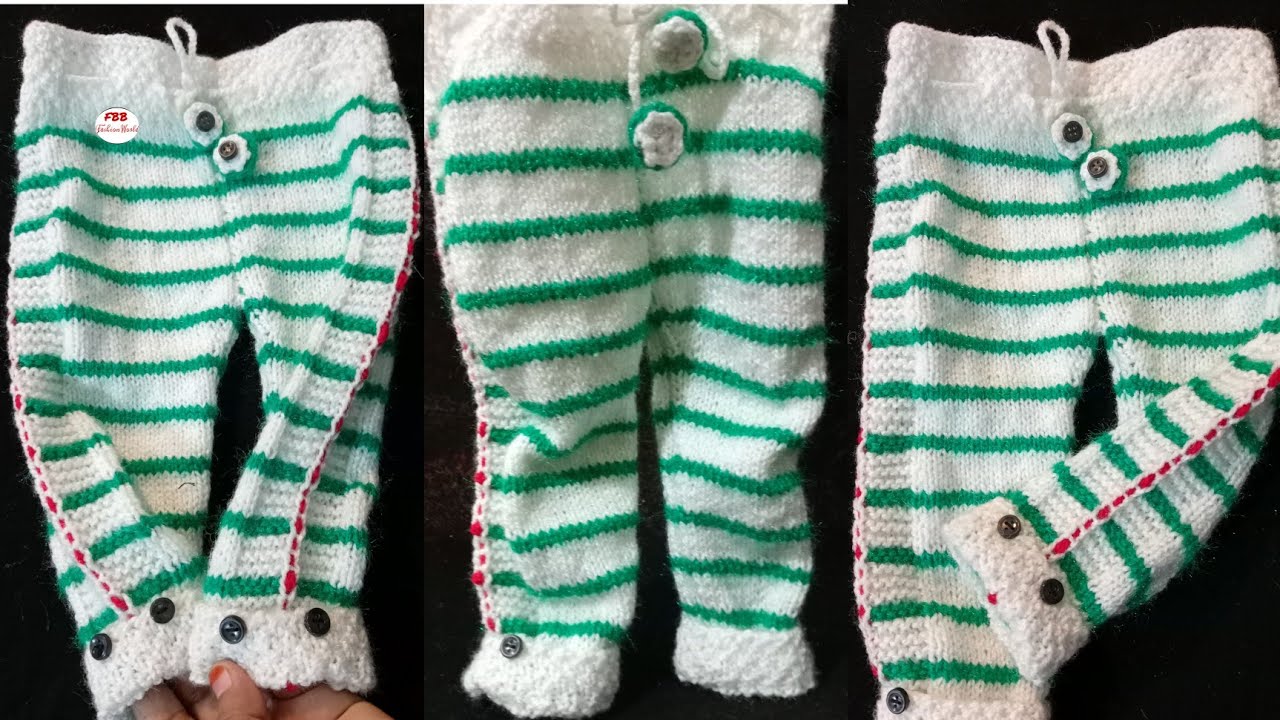 Baby Trauser knitting || 0-6 month के baby के लिए लोअर बुनने का तरीका step by step Part -1/baby pant