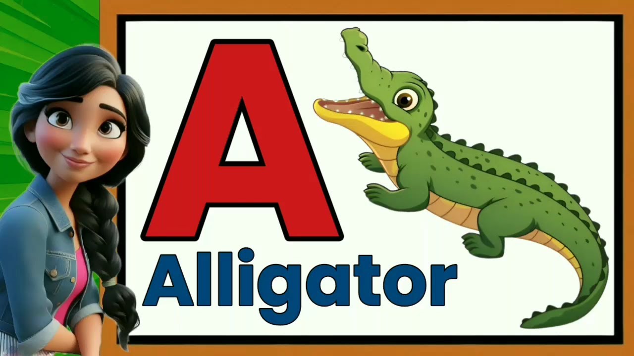 Phonics Song 2 with TWO Words in 3D - A For Airplane - ABC Alphabet Songs with Sounds for Children