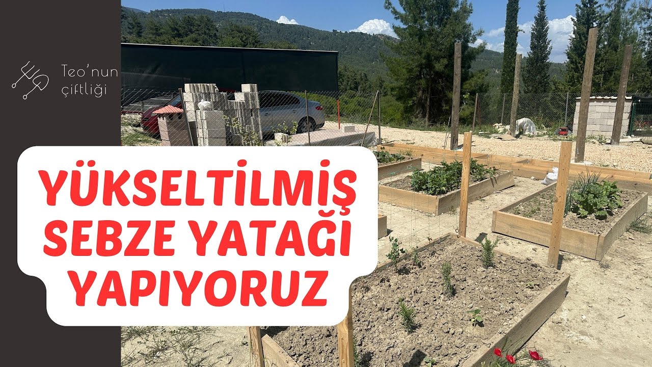 Yükseltilmiş Sebze Yatağı Yapıyoruz ( Hügel Kültür )