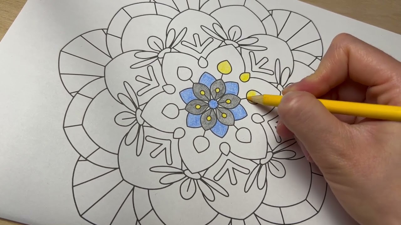 ASMR MANDALA COLORING