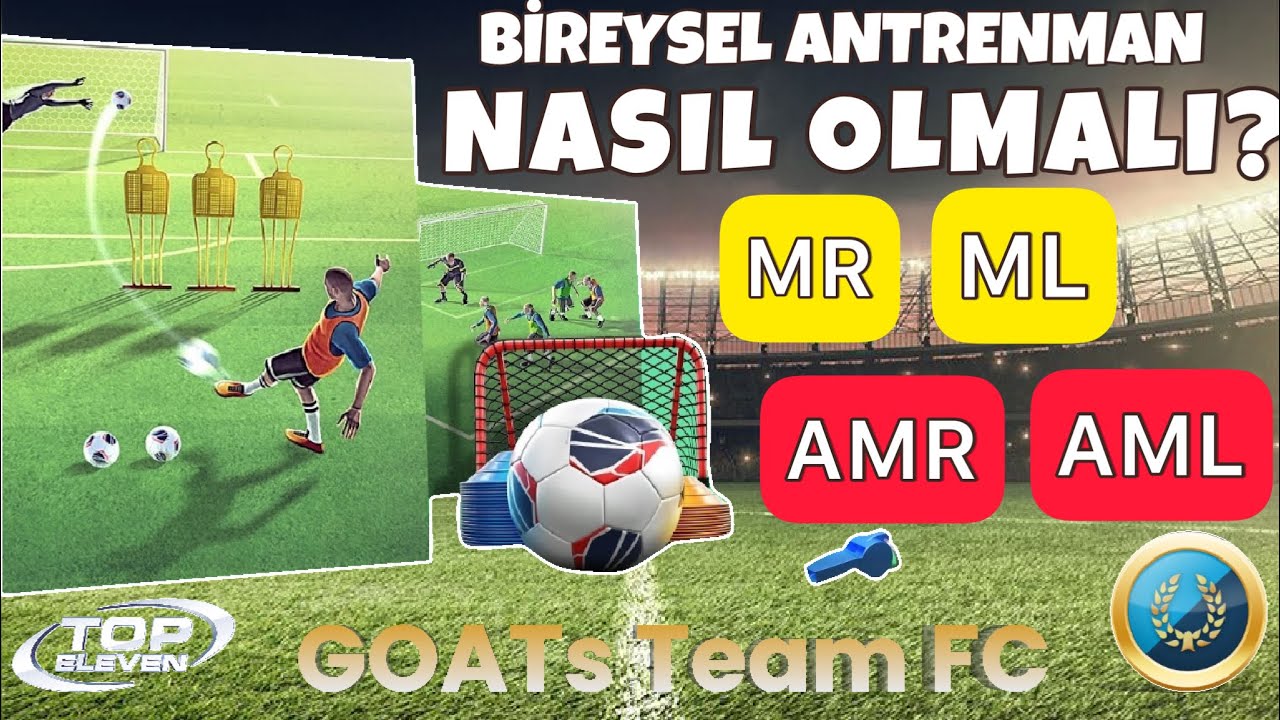 KANAT OYUNCULARI ANTRENMAN TAKTİKLERİ ⚽️ Top Eleven | GOATs Team FC 🐐