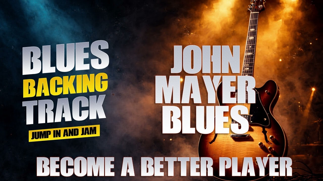 John Mayer Style Slow Blues Backing Track 🎸 Soulful Gospel Major Jam