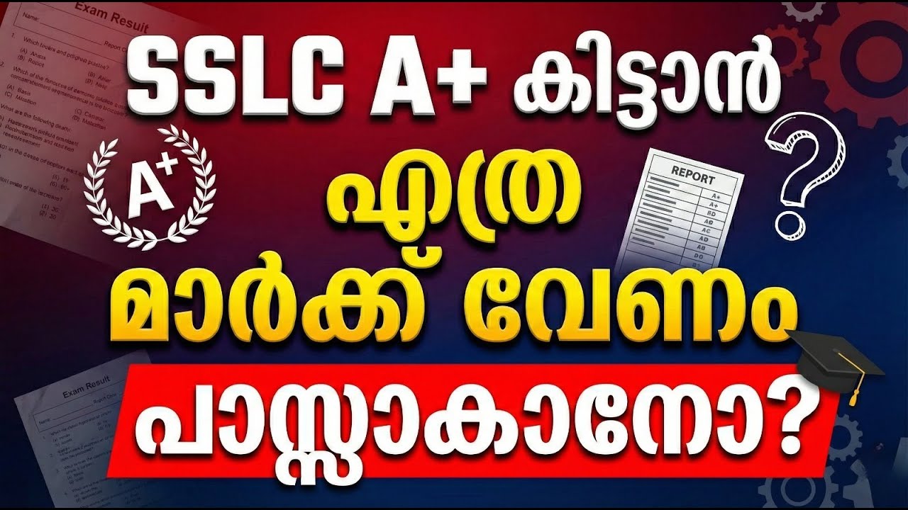 SSLC A+ കിട്ടാൻ എത്ര MARK വേണം.? | SSLC PASS MARK | DETAILED VIDEO | EXAM WINNER SSLC