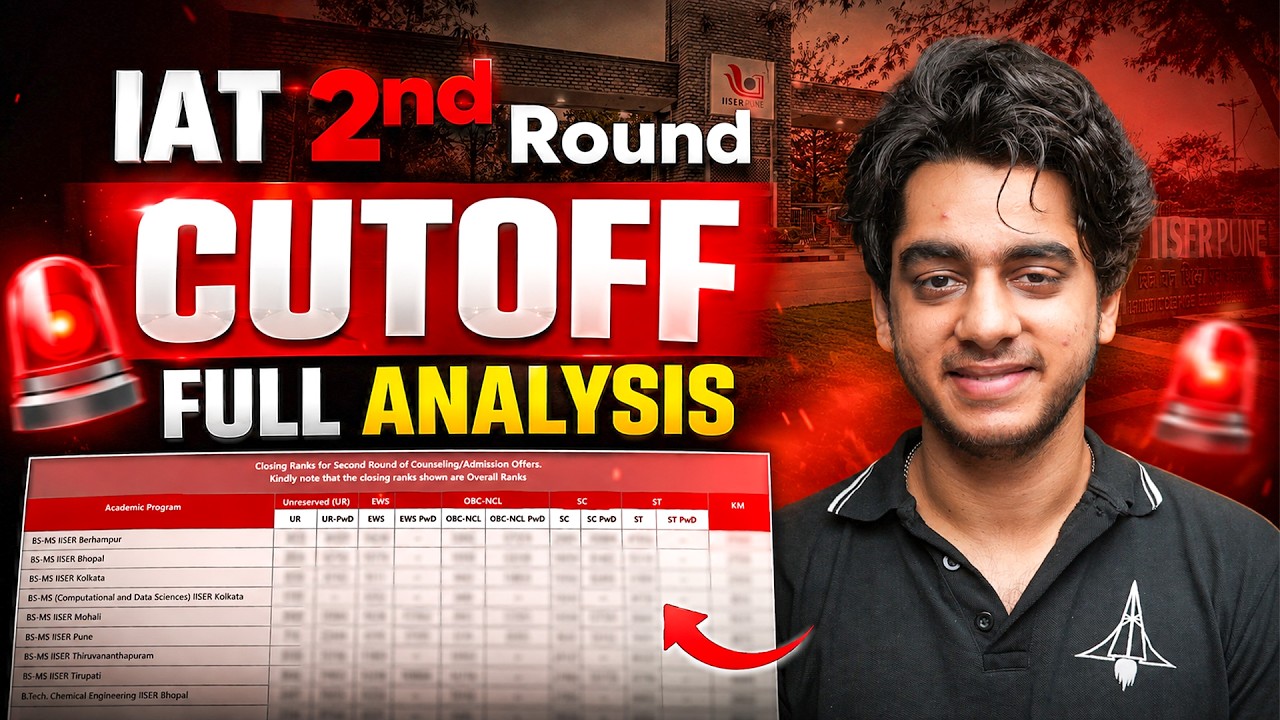 IISER Counselling Seat Allotment 2026 Round 2 Out: Know Your Options!