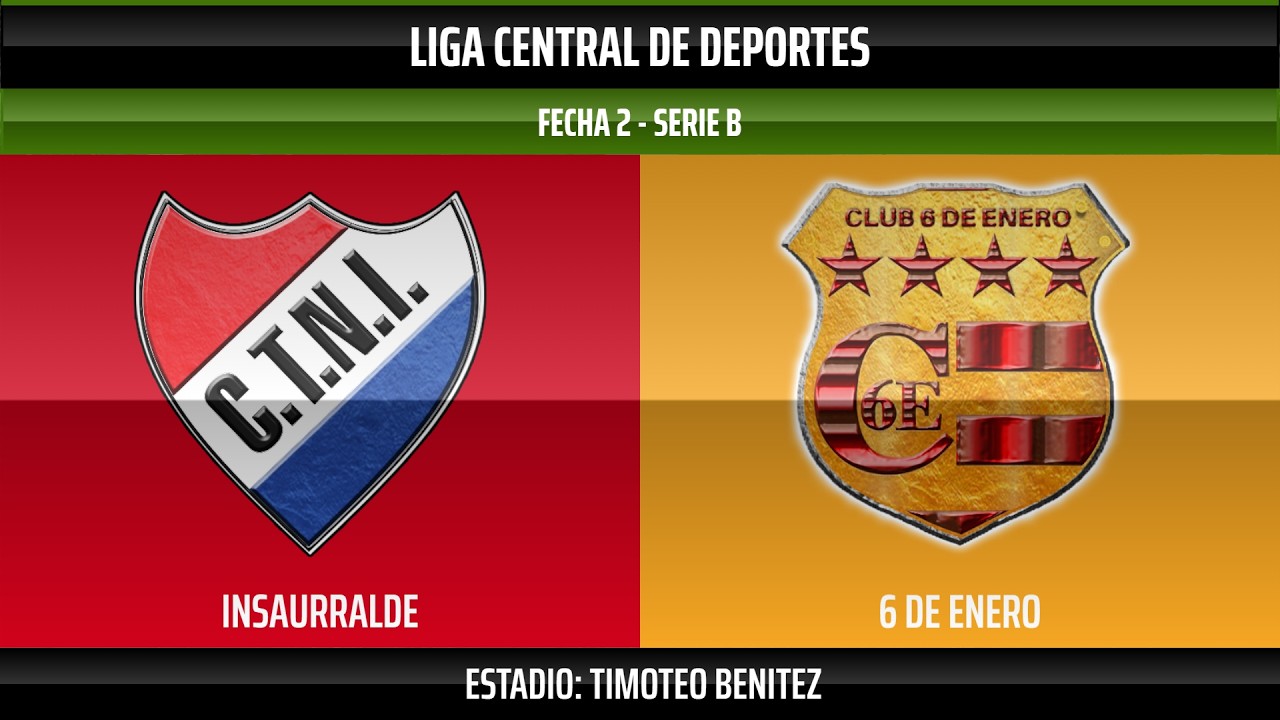 EN VIVO / Tte. Nicasio Insaurralde 🆚 6 de Enero
