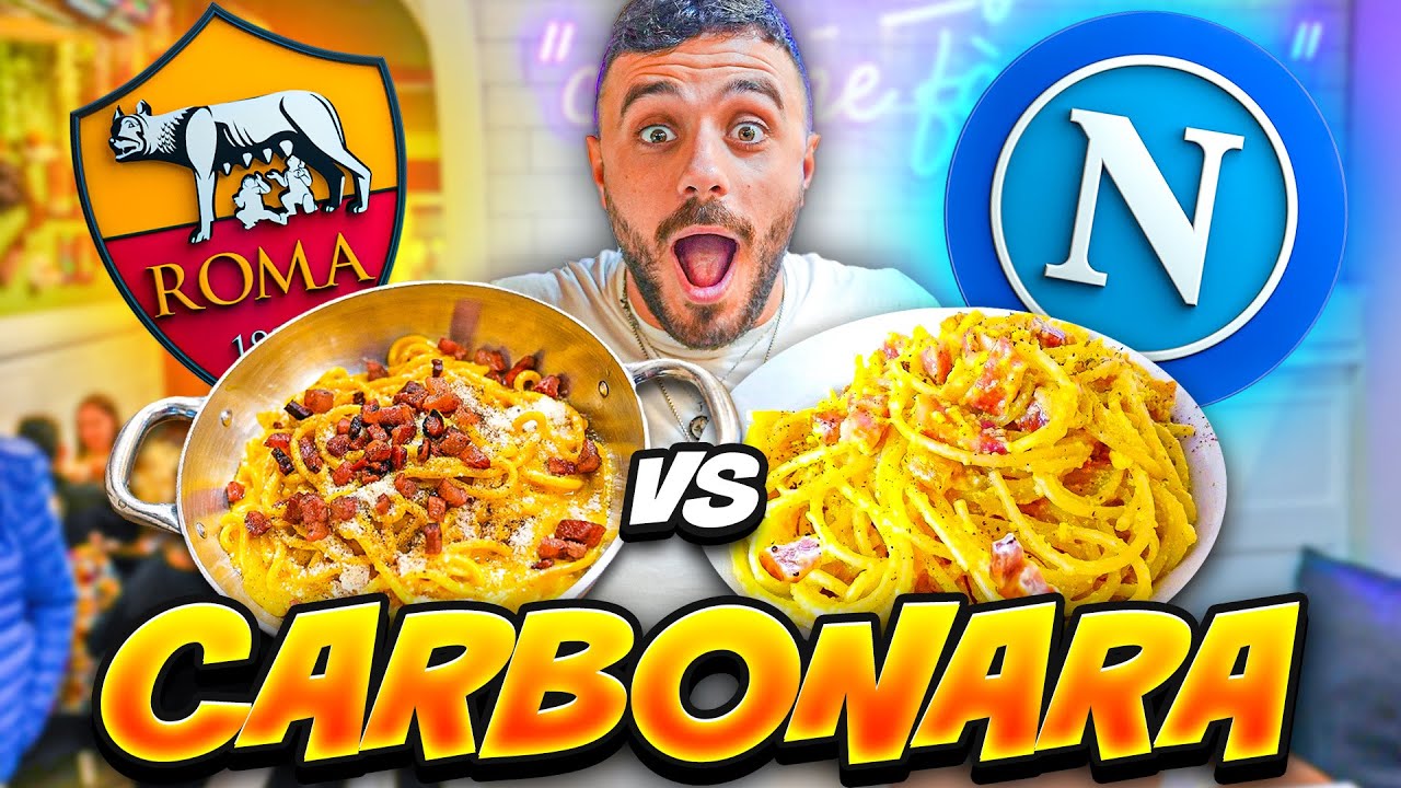 MIGLIOR CARBONARA ROMA vs MIGLIOR CARBONARA NAPOLI!