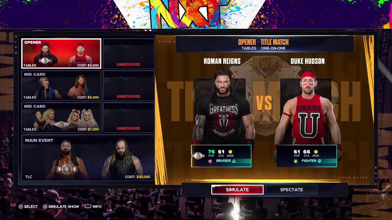 Tonight's Game of the Night WWE 2K24 MyGmMode Late Night Grind & Livestream