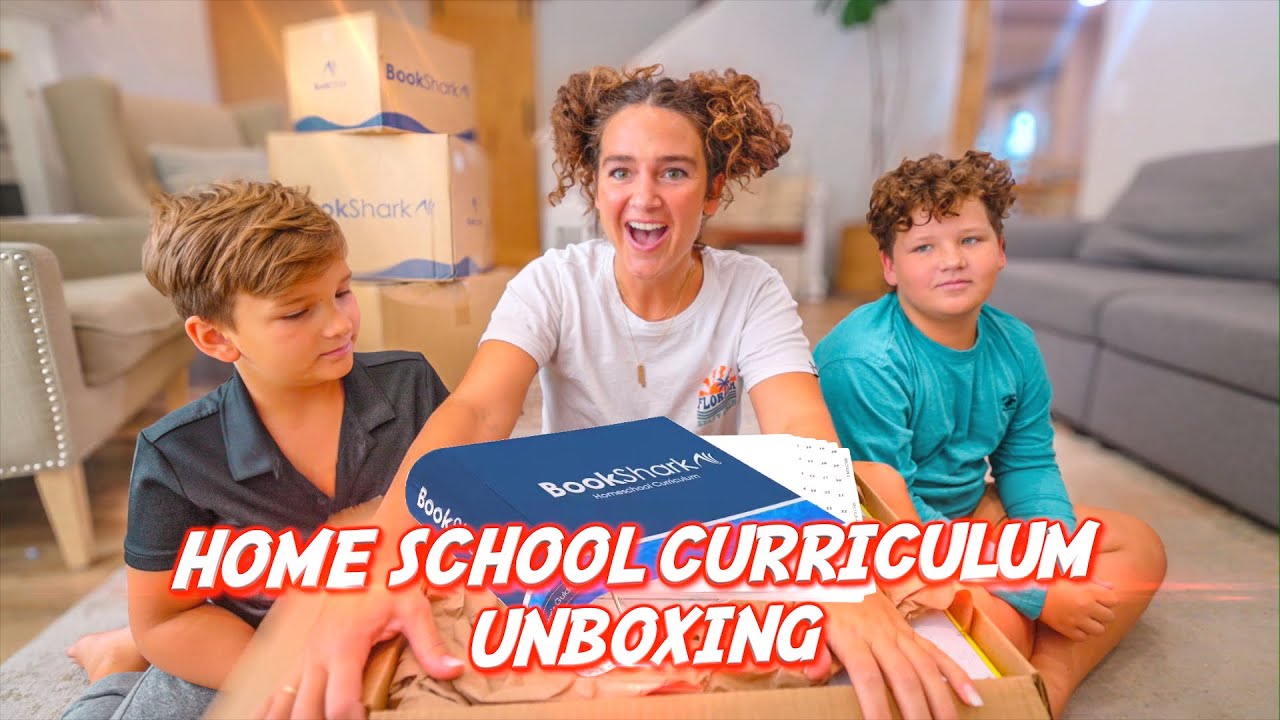 Homeschool Curriculum Unboxing Mom of 6 kids | BookShark Review 2025
