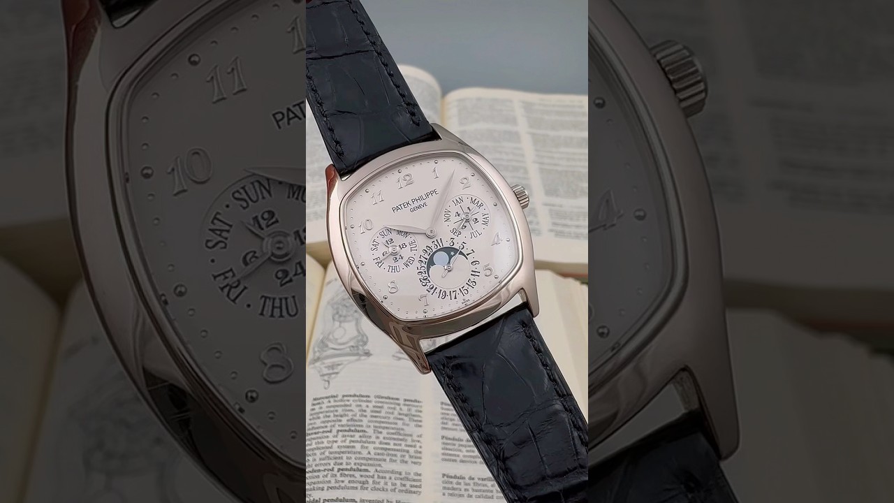 Patek Philippe 5940G ultra-thin, cushion-shaped, self-winding perpetual calendar #patekphilippe