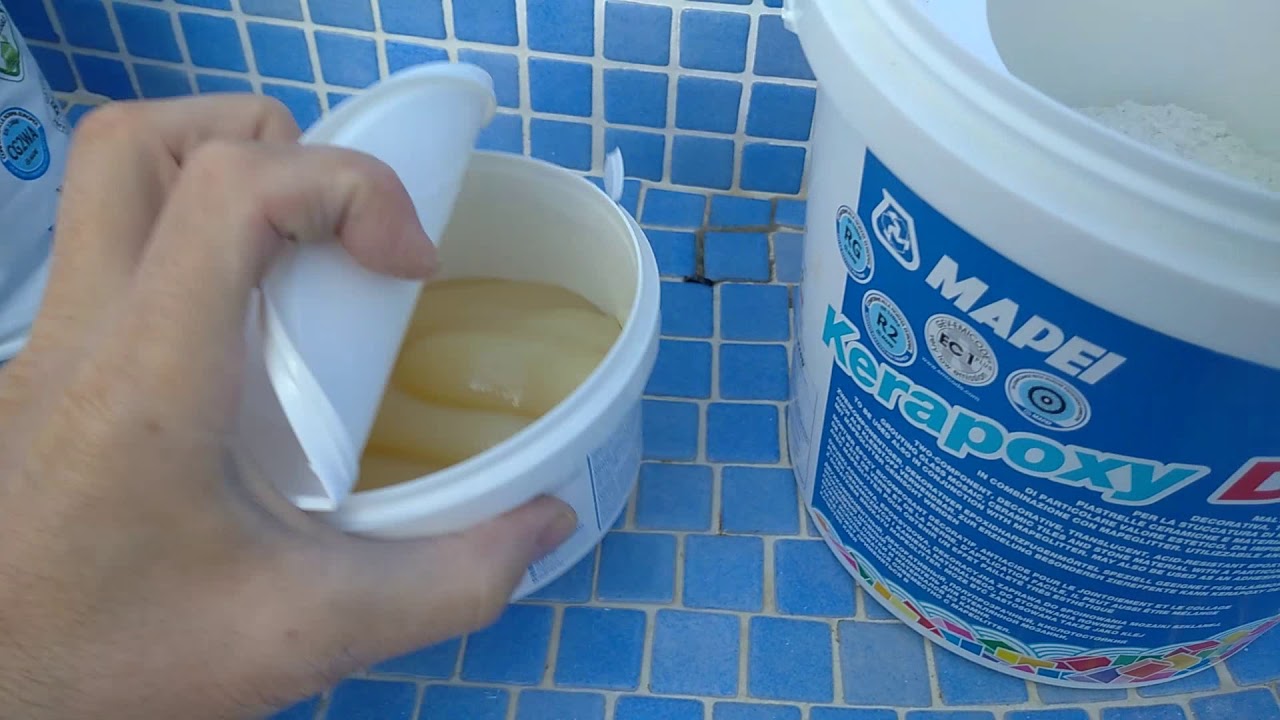 How to repair swimmingpool tiles?