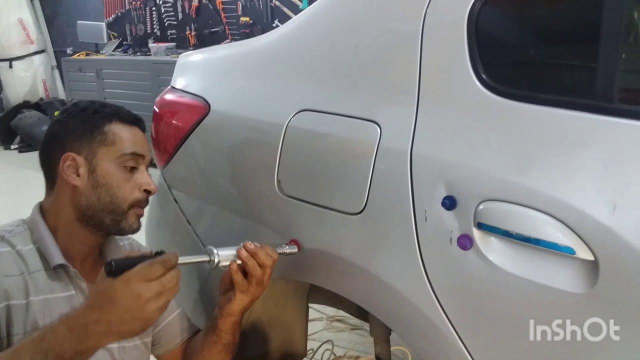 سمكرة السيارات في الجزائر ورشة اتقان لاصلاح ودهن السيارات على البارد مع يحي الطولي ببوسعادة