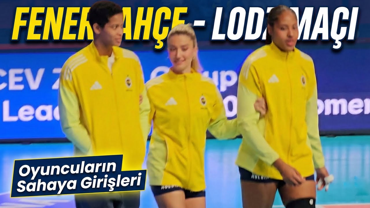 Fenerbahçe-Budowlani Lodz | Oyuncular Sahaya Giriş Yapıyor | 04.02.2026 #volleyball #voleybol 