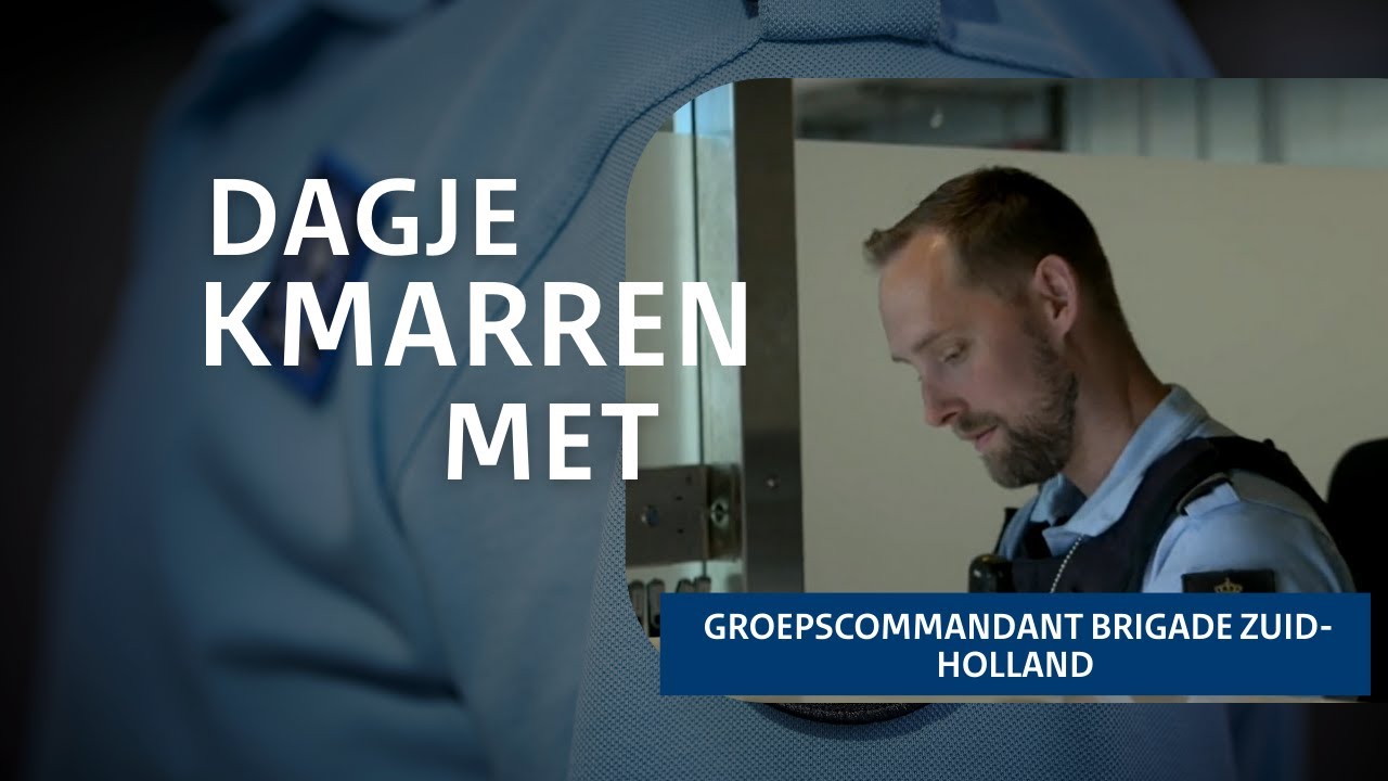 Een dagje KMarren met… Opperwachtmeester Bart (37), groepscommandant Brigade Zuid-Holland