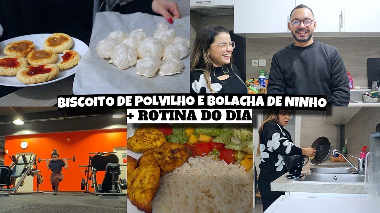 FIZ BISCOITO DE POLVILHO E BOLACHINHAS DE NINHO, ROTINA DO DIA e muito mais ❤️ - Bruna Paula
