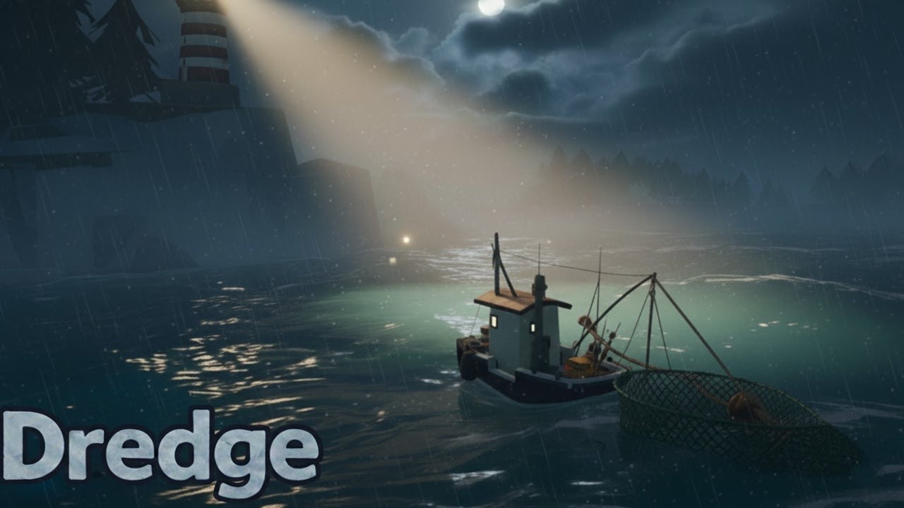 Купила для лодочки сетку и теперь катаюсь с ней. Прохождение Dredge часть 9