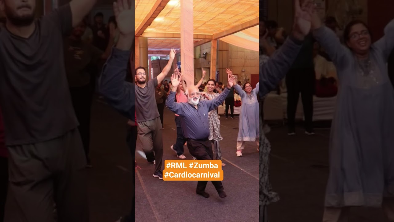 Doctors energized with Zumba #Cardio Carnival #rml #viralvideo #motivation #news #delhi #zumba