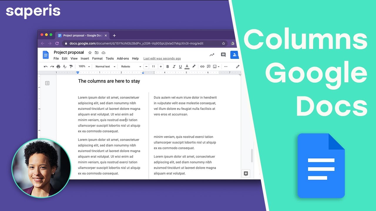 Как использовать столбцы в Google Docs