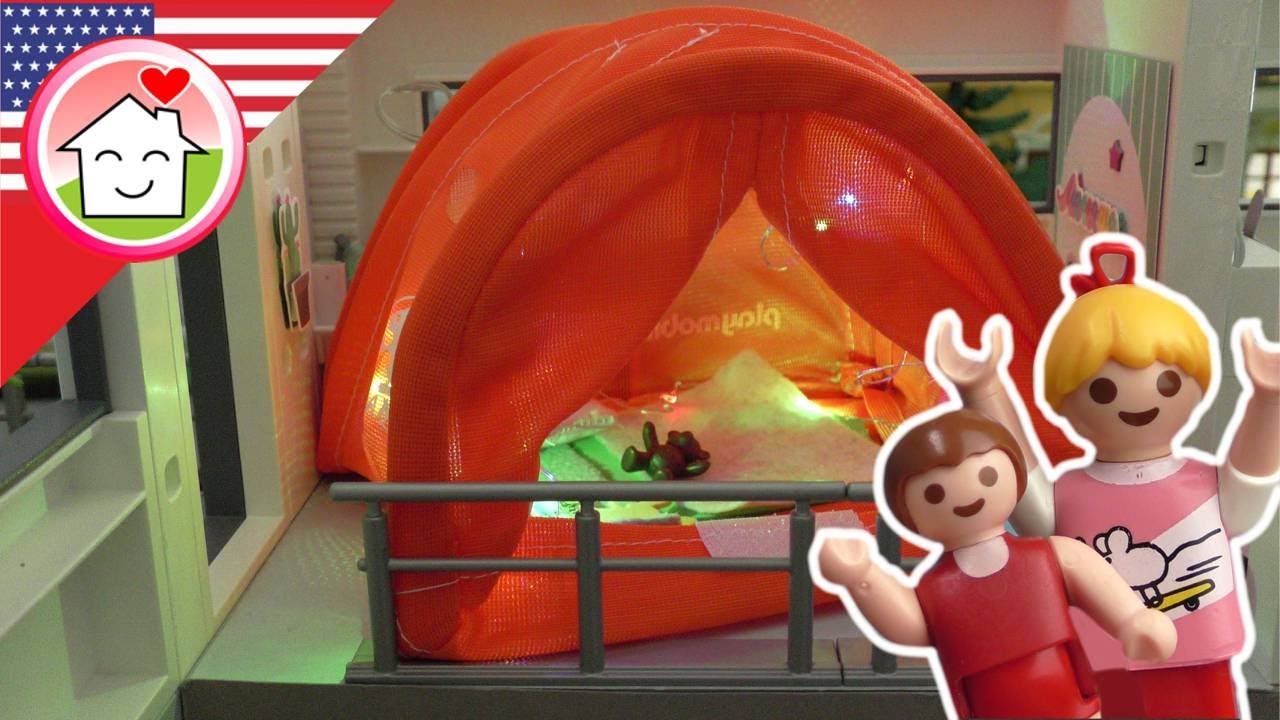 Playmobil English Camping in the Kids’ Bedroom - The Hauser Family