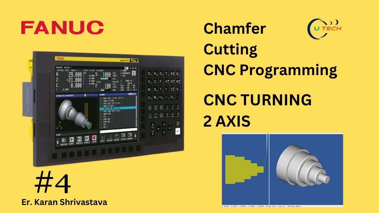 How to do Chamfer Cutting in CNC Turning- FANUC