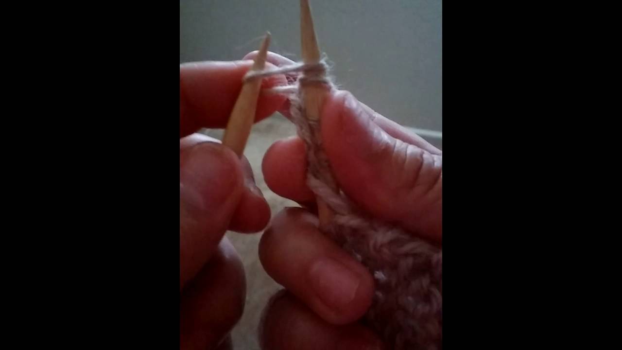 Cast on at beginning and end of row - left handed instruction