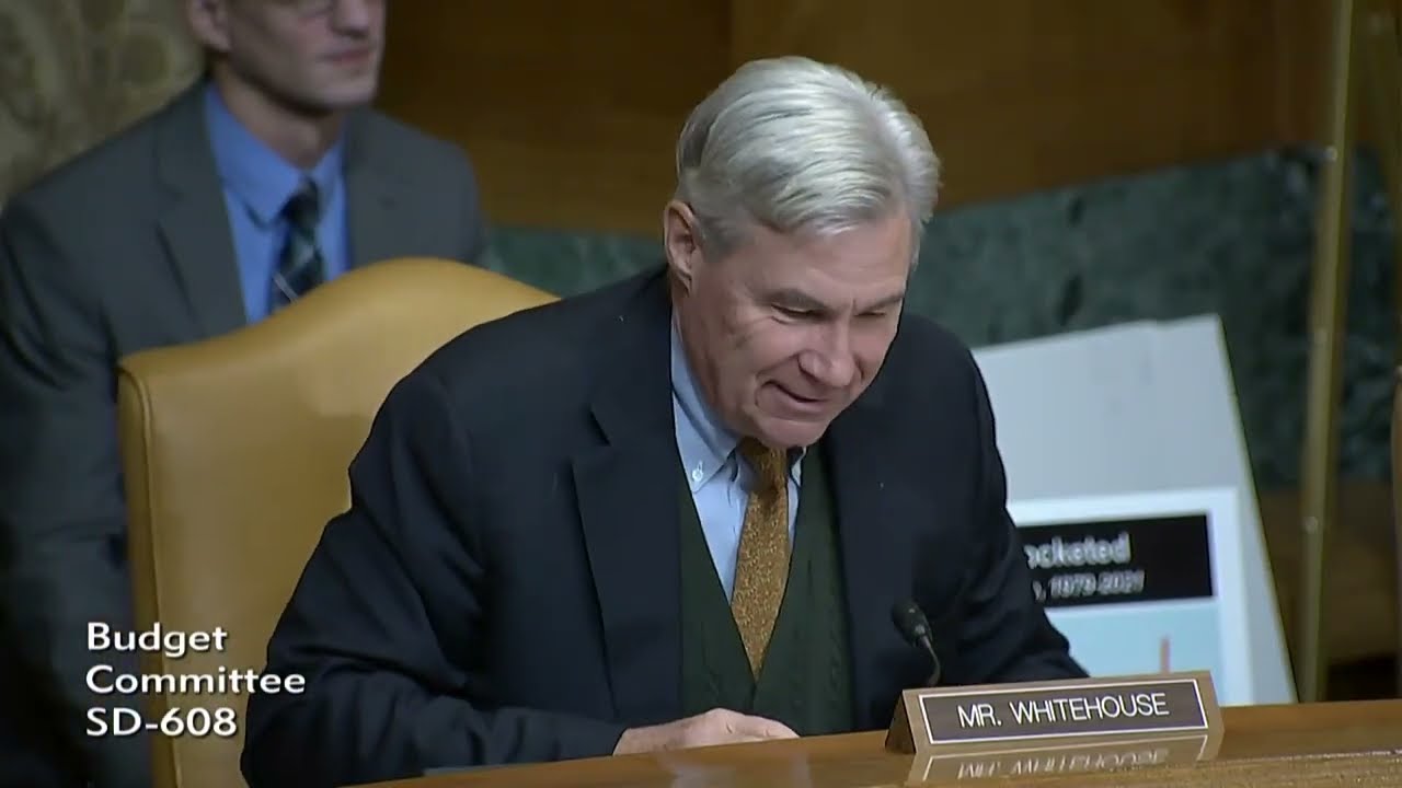 Sen. Whitehouse Grills Project 2025 Author and Trump OMB Nominee Russell Vought in Budget Hearing