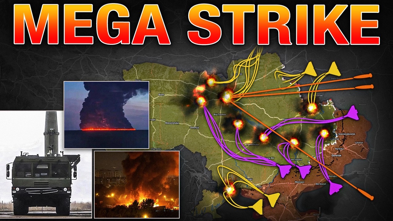 MASSIVE STRIKE ON UKRAINE: Kyiv, Dnipro Hit ⚡ Zaporizhzhia: Bridge Badly Damaged 💥 MS 2026.10.07