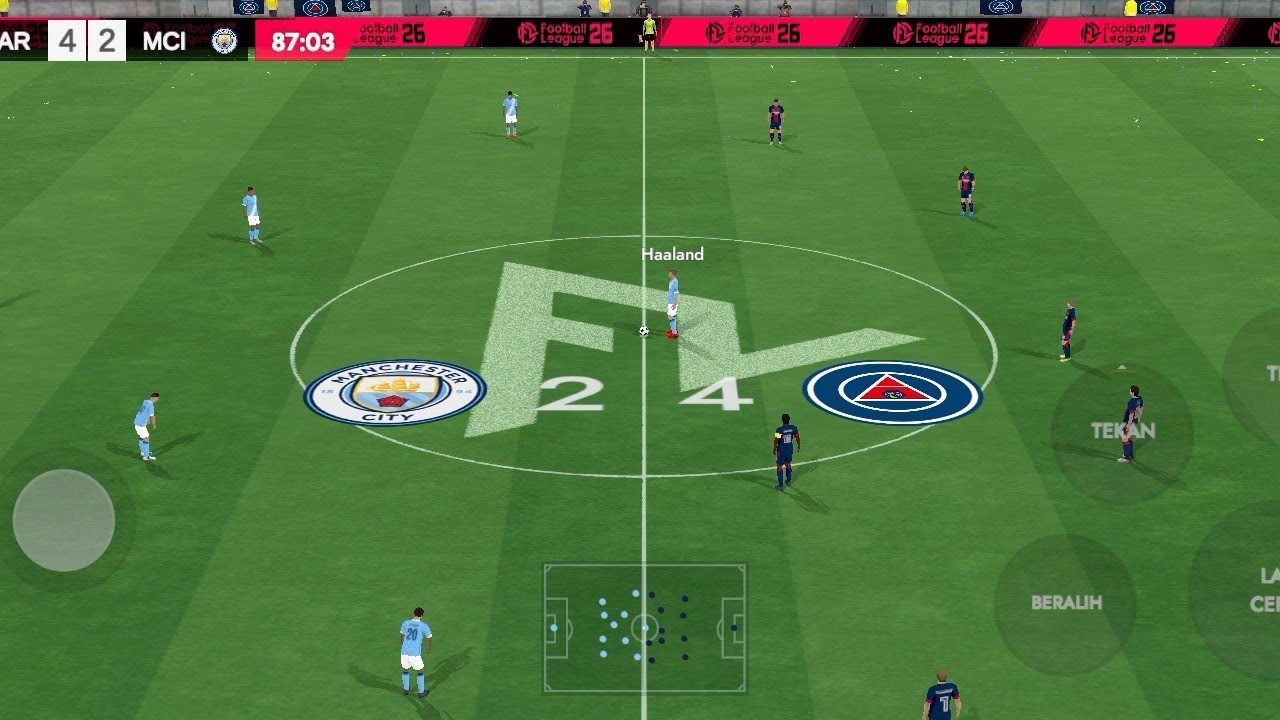 FOOTBALL LEAGUE 2026-PSG VS MAN.CITY (CHAMPIONS EROPA)