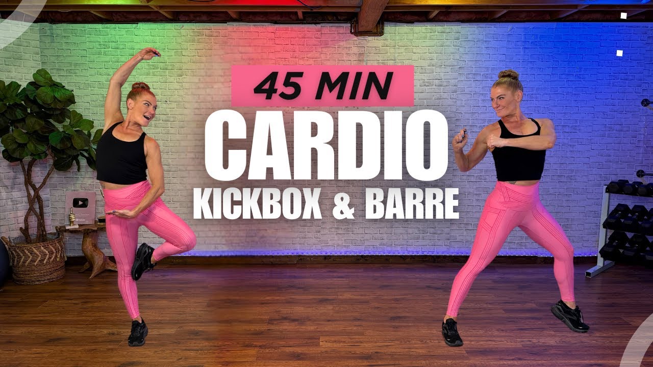 Cardio Kickboxing and Barre Fusion - 45 min Punch and Plie!