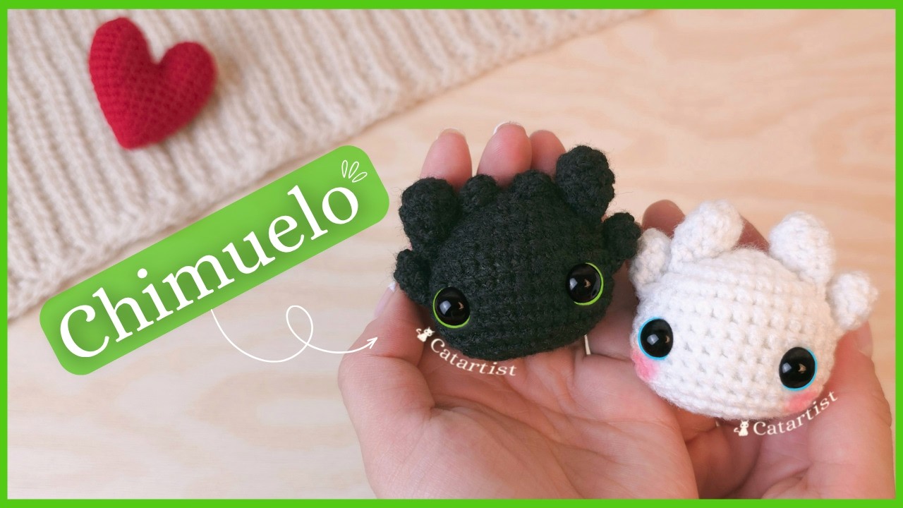 Llavero CHIMUELO Amigurumi  😍💚 Crochet Tutorial Paso a paso - PRINCIPIANTES | Furia nocturna