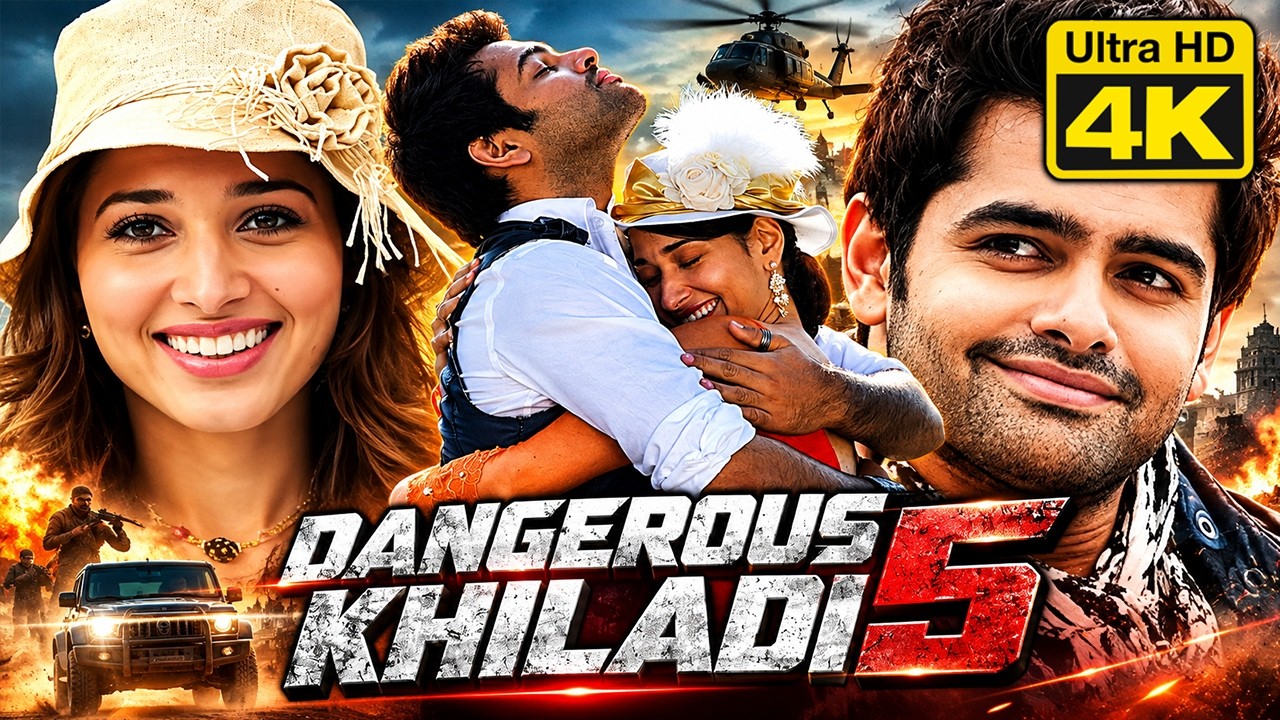 Dangerous Khiladi 5 (4K) - South Romantic Hindi Dubbed Full Movie | Ram Pothineni, Tamannaah Bhatia