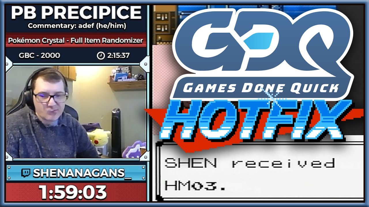 Speedrunning For PB on GDQ | Pokémon Crystal Randomizer